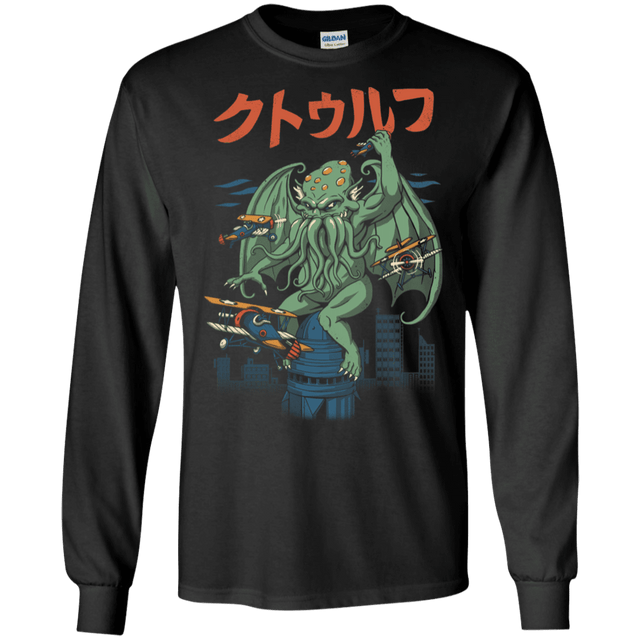 T-Shirts Black / S Kongthulhu Men's Long Sleeve T-Shirt