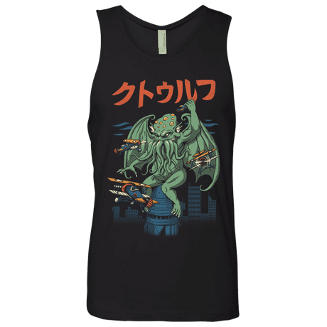 T-Shirts Black / S Kongthulhu Men's Premium Tank Top