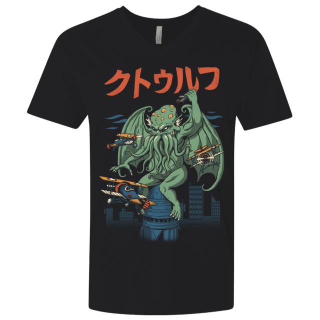 T-Shirts Black / X-Small Kongthulhu Men's Premium V-Neck