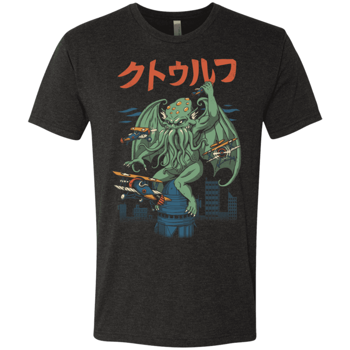 T-Shirts Vintage Black / S Kongthulhu Men's Triblend T-Shirt