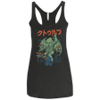 T-Shirts Vintage Black / X-Small Kongthulhu Women's Triblend Racerback Tank
