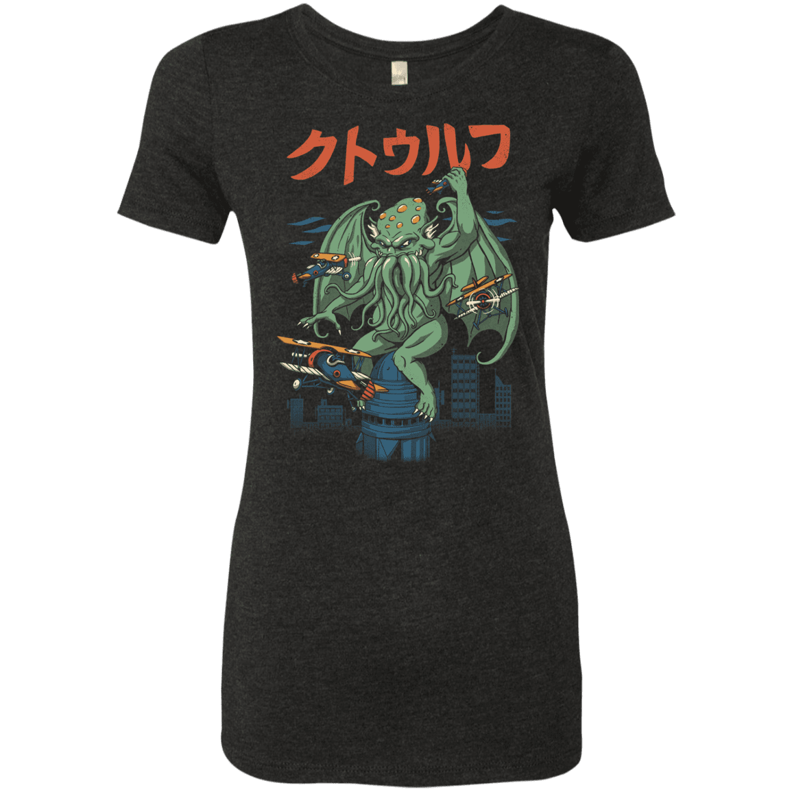 T-Shirts Vintage Black / S Kongthulhu Women's Triblend T-Shirt