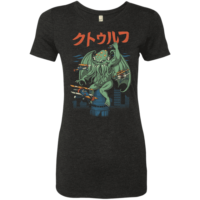 T-Shirts Vintage Black / S Kongthulhu Women's Triblend T-Shirt
