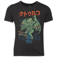T-Shirts Vintage Black / YXS Kongthulhu Youth Triblend T-Shirt