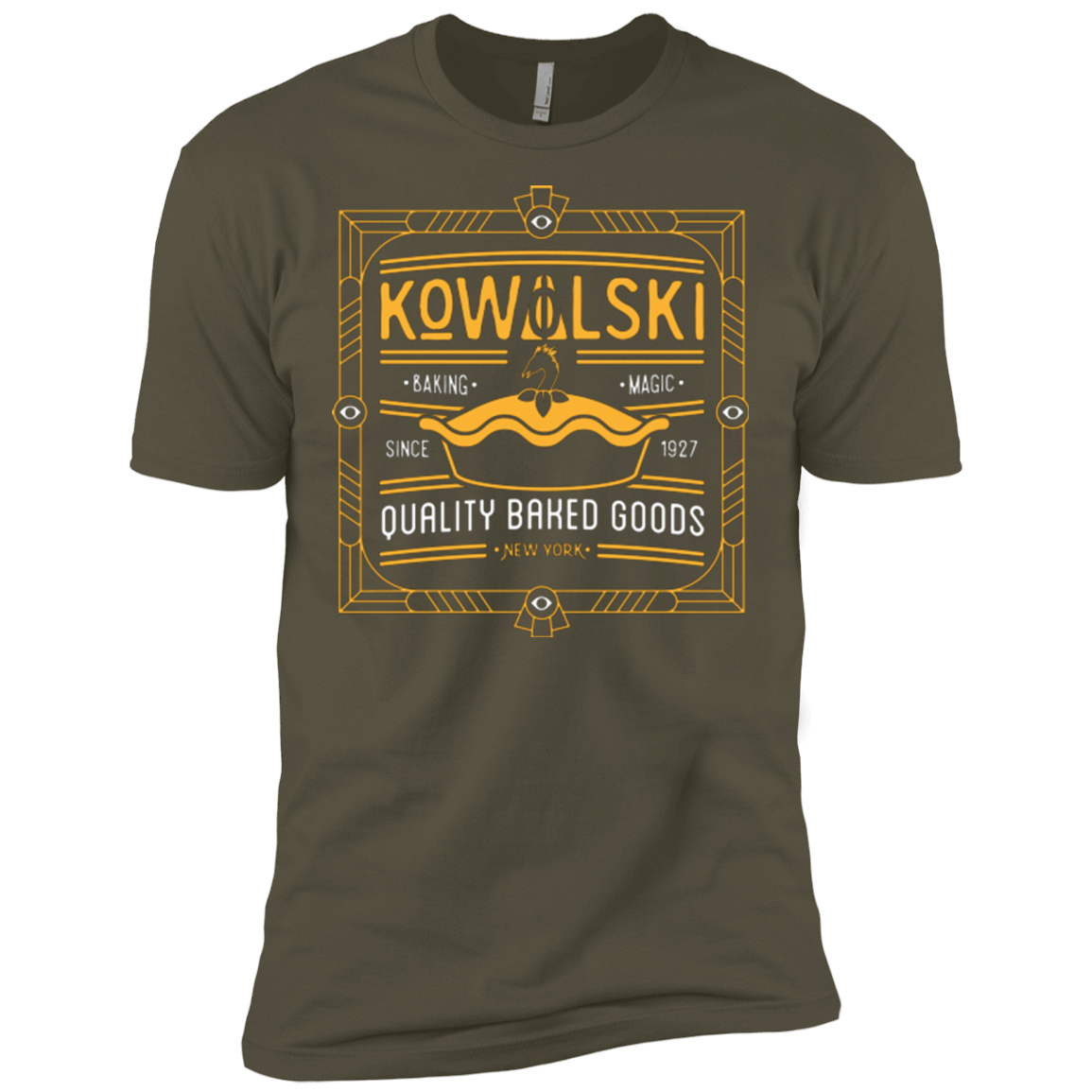 T-Shirts Military Green / X-Small Kowalski Quality Baked Goods Fantastic Beasts Men's Premium T-Shirt
