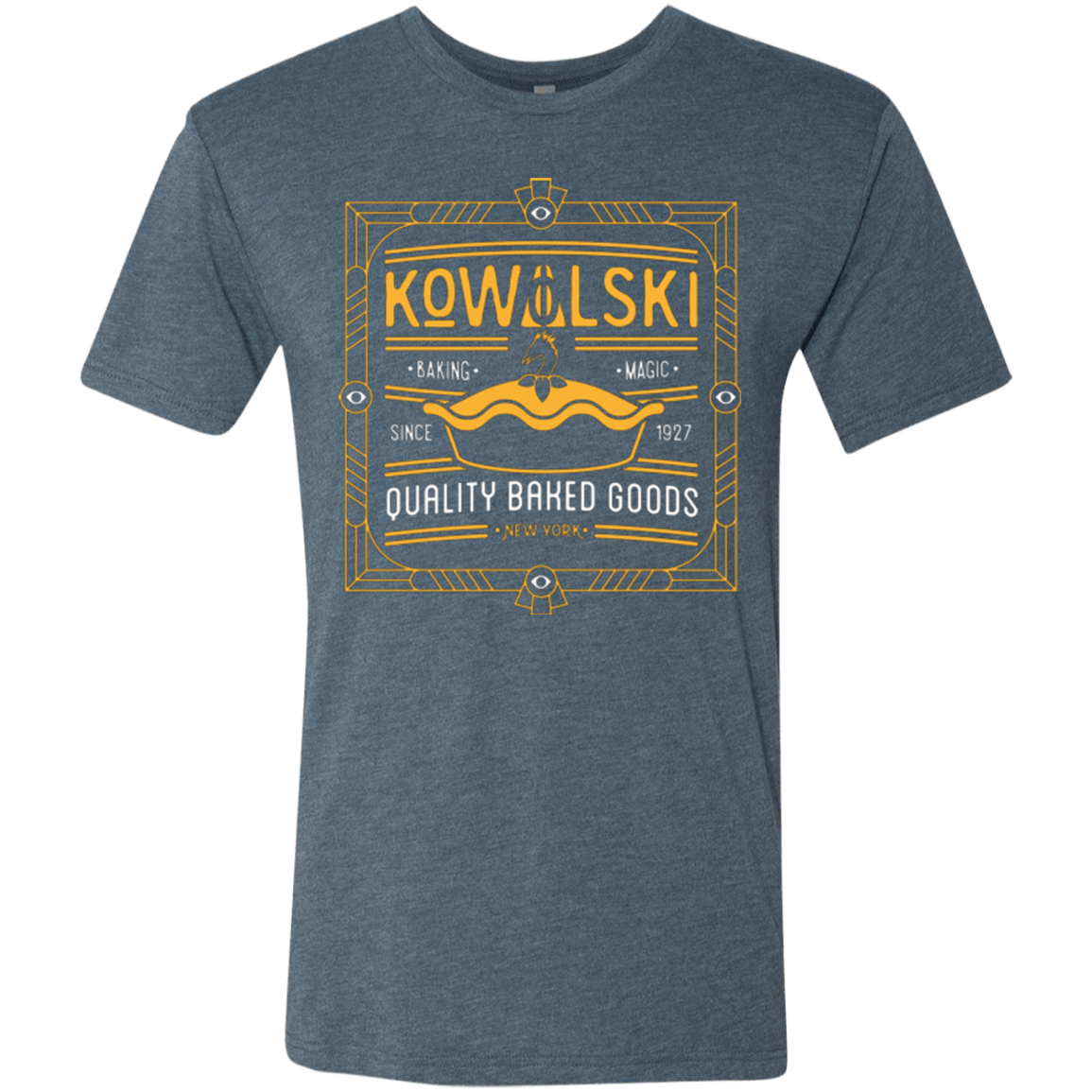 T-Shirts Indigo / Small Kowalski Quality Baked Goods Fantastic Beasts Men's Triblend T-Shirt