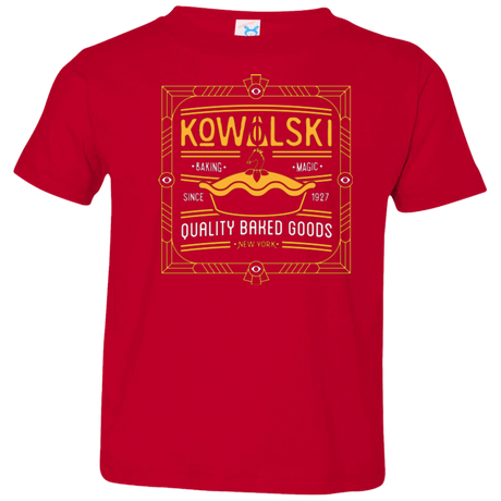 T-Shirts Red / 2T Kowalski Quality Baked Goods Fantastic Beasts Toddler Premium T-Shirt