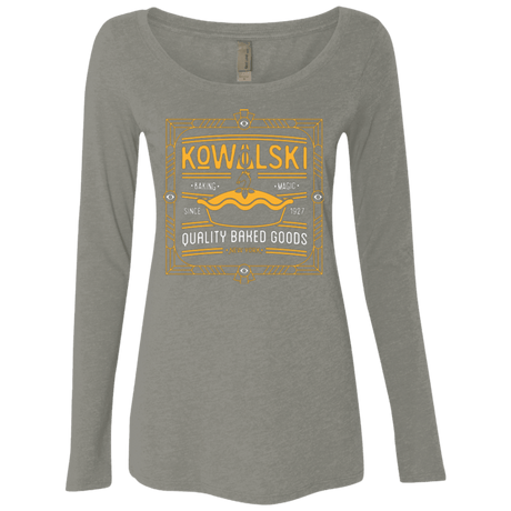 T-Shirts Venetian Grey / Small Kowalski Quality Baked Goods Fantastic Beasts Women's Triblend Long Sleeve Shirt