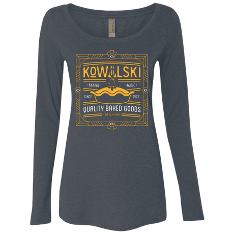 T-Shirts Vintage Navy / Small Kowalski Quality Baked Goods Fantastic Beasts Women's Triblend Long Sleeve Shirt