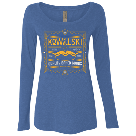 T-Shirts Vintage Royal / Small Kowalski Quality Baked Goods Fantastic Beasts Women's Triblend Long Sleeve Shirt