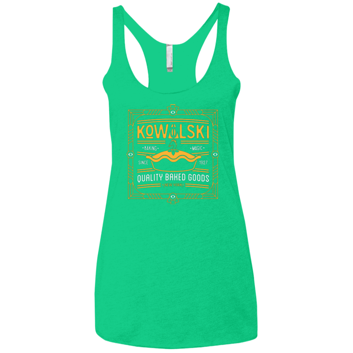 T-Shirts Envy / X-Small Kowalski Quality Baked Goods Fantastic Beasts Women's Triblend Racerback Tank