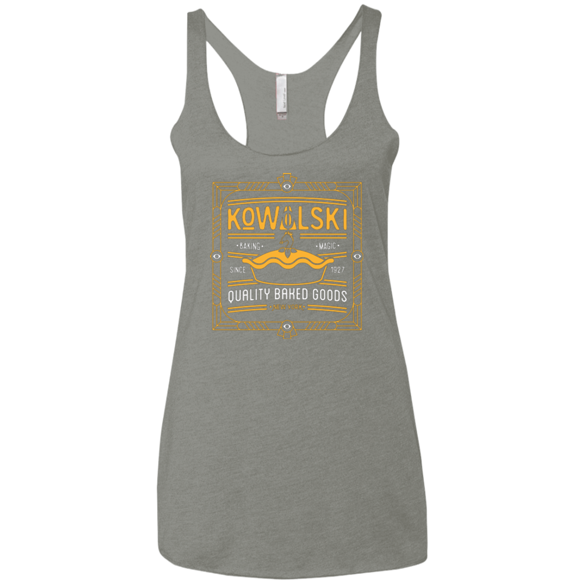 T-Shirts Venetian Grey / X-Small Kowalski Quality Baked Goods Fantastic Beasts Women's Triblend Racerback Tank