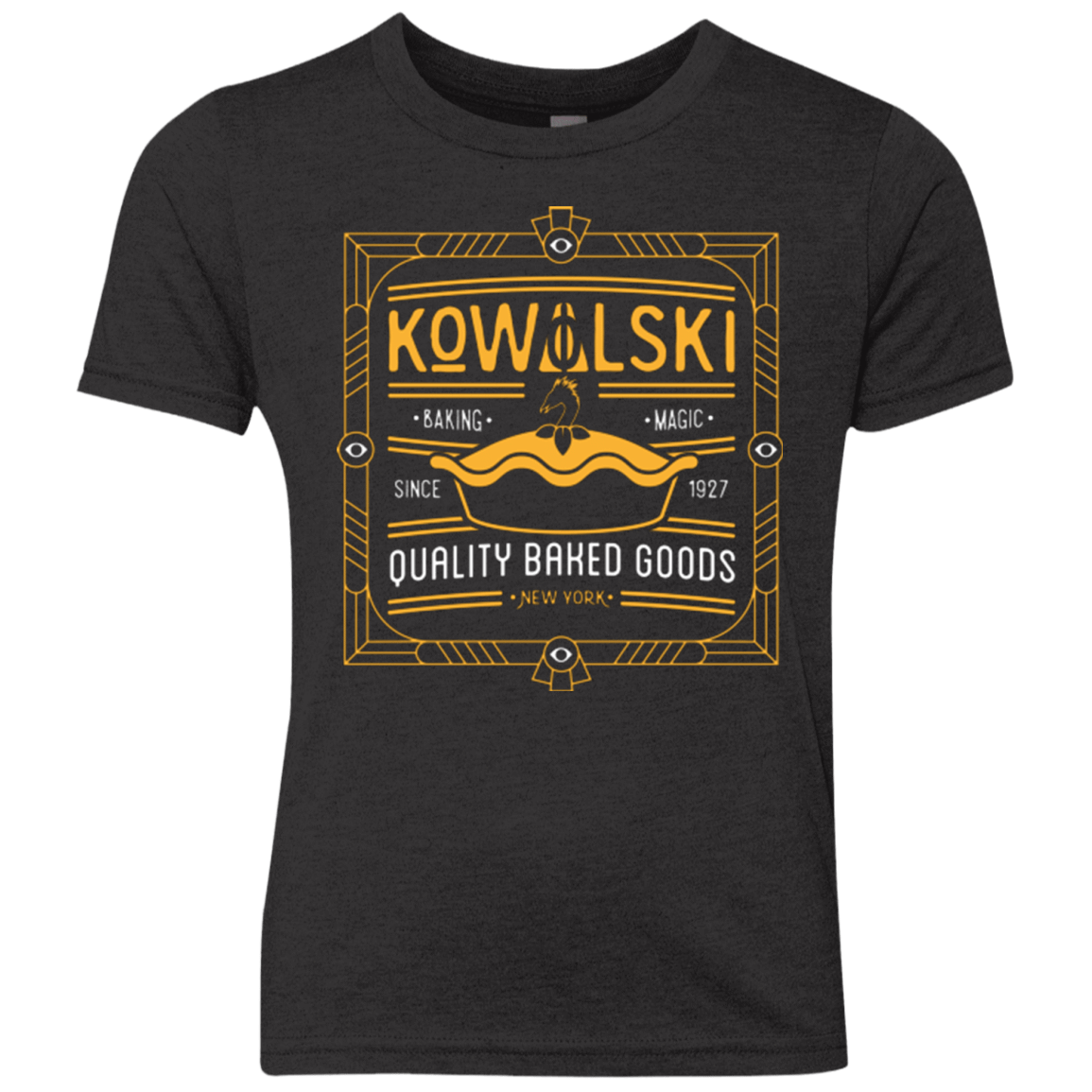 T-Shirts Vintage Black / YXS Kowalski Quality Baked Goods Fantastic Beasts Youth Triblend T-Shirt