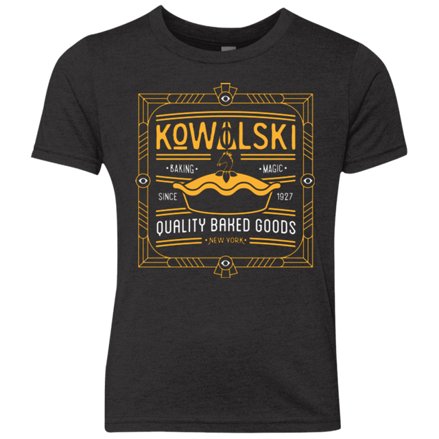T-Shirts Vintage Black / YXS Kowalski Quality Baked Goods Fantastic Beasts Youth Triblend T-Shirt