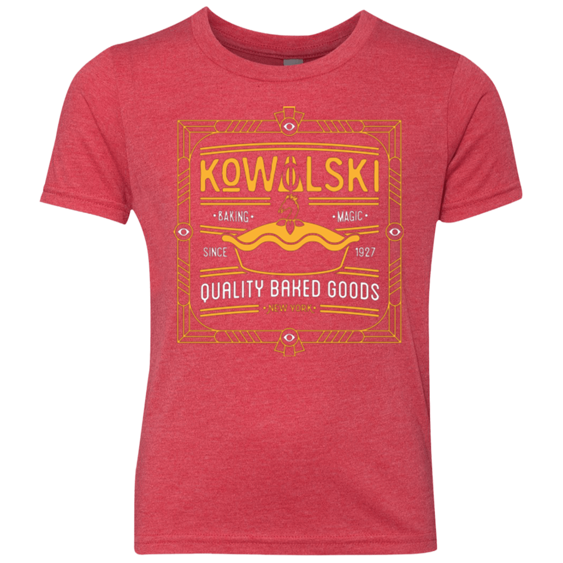 T-Shirts Vintage Red / YXS Kowalski Quality Baked Goods Fantastic Beasts Youth Triblend T-Shirt