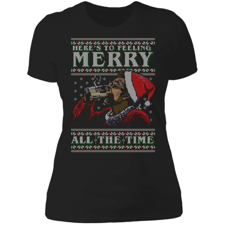 T-Shirts Black / X-Small Kramer Merry Ugly Sweater Women's Premium T-Shirt
