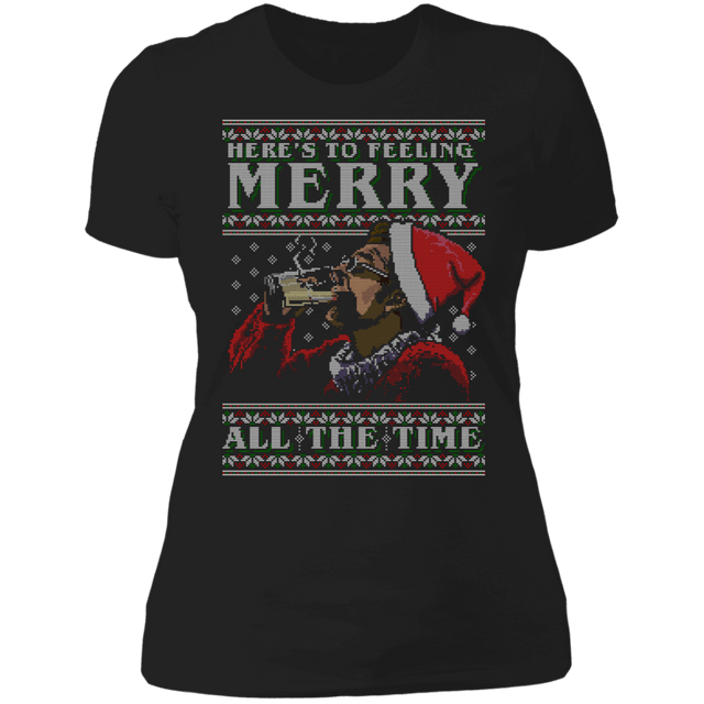 T-Shirts Black / X-Small Kramer Merry Ugly Sweater Women's Premium T-Shirt