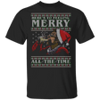 T-Shirts Black / YXS Kramer Merry Ugly Sweater Youth T-Shirt