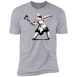 T-Shirts Heather Grey / YXS Kratos Banksy Boys Premium T-Shirt