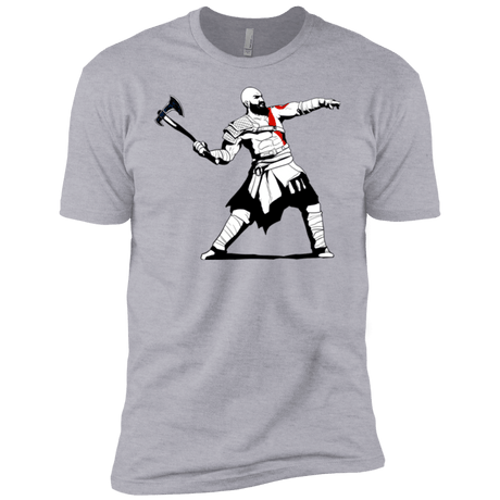T-Shirts Heather Grey / YXS Kratos Banksy Boys Premium T-Shirt