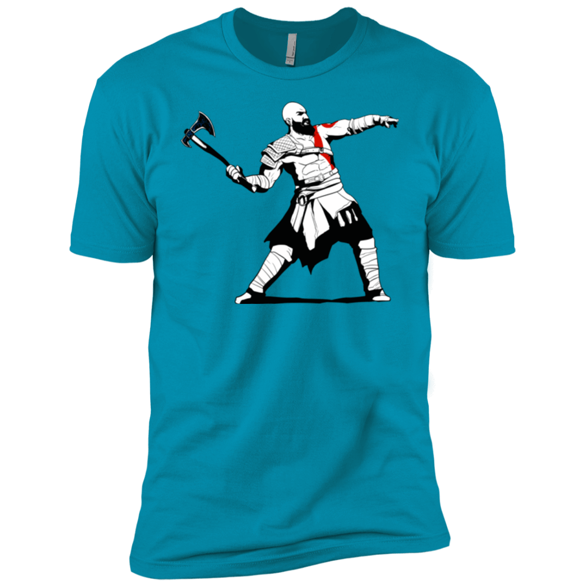 T-Shirts Turquoise / YXS Kratos Banksy Boys Premium T-Shirt