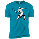 T-Shirts Turquoise / YXS Kratos Banksy Boys Premium T-Shirt