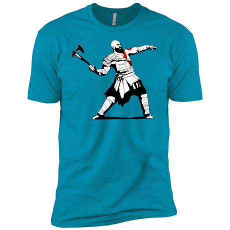 T-Shirts Turquoise / YXS Kratos Banksy Boys Premium T-Shirt
