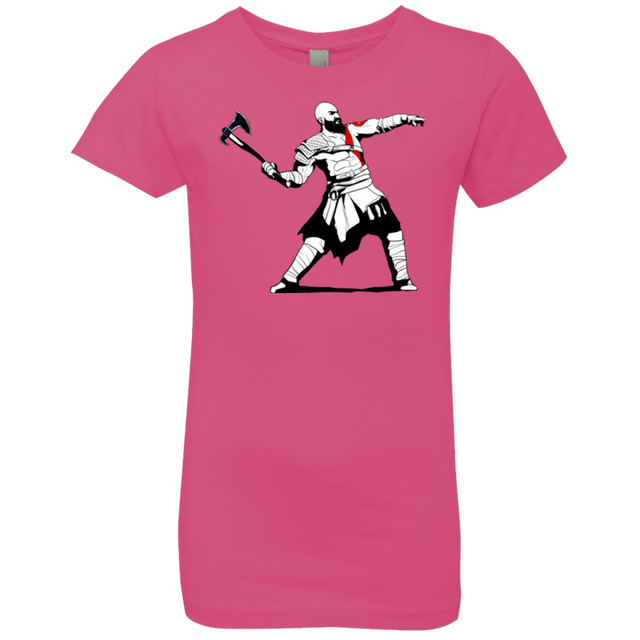 T-Shirts Hot Pink / YXS Kratos Banksy Girls Premium T-Shirt