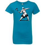 T-Shirts Turquoise / YXS Kratos Banksy Girls Premium T-Shirt