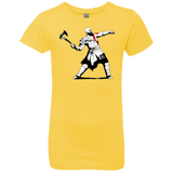 T-Shirts Vibrant Yellow / YXS Kratos Banksy Girls Premium T-Shirt