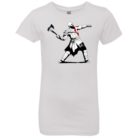 T-Shirts White / YXS Kratos Banksy Girls Premium T-Shirt