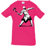 T-Shirts Hot Pink / 6 Months Kratos Banksy Infant Premium T-Shirt