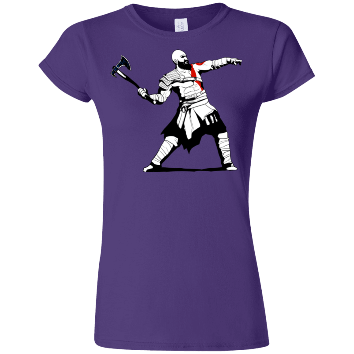 T-Shirts Purple / S Kratos Banksy Junior Slimmer-Fit T-Shirt