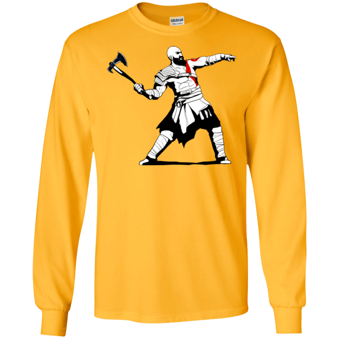 Kratos Banksy Men's Long Sleeve T-Shirt