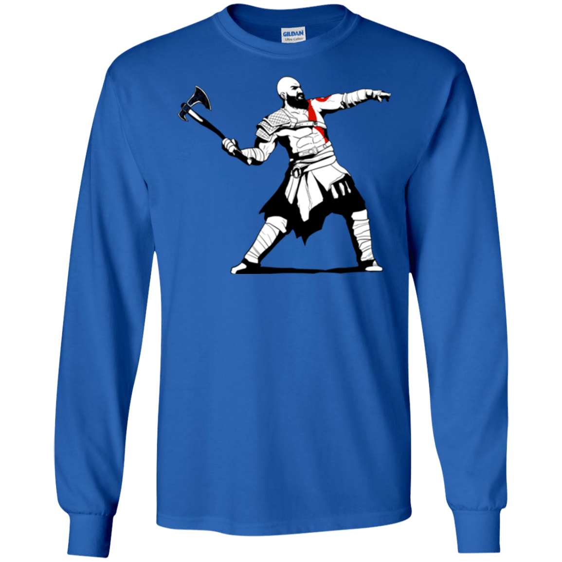 Kratos Banksy Men's Long Sleeve T-Shirt