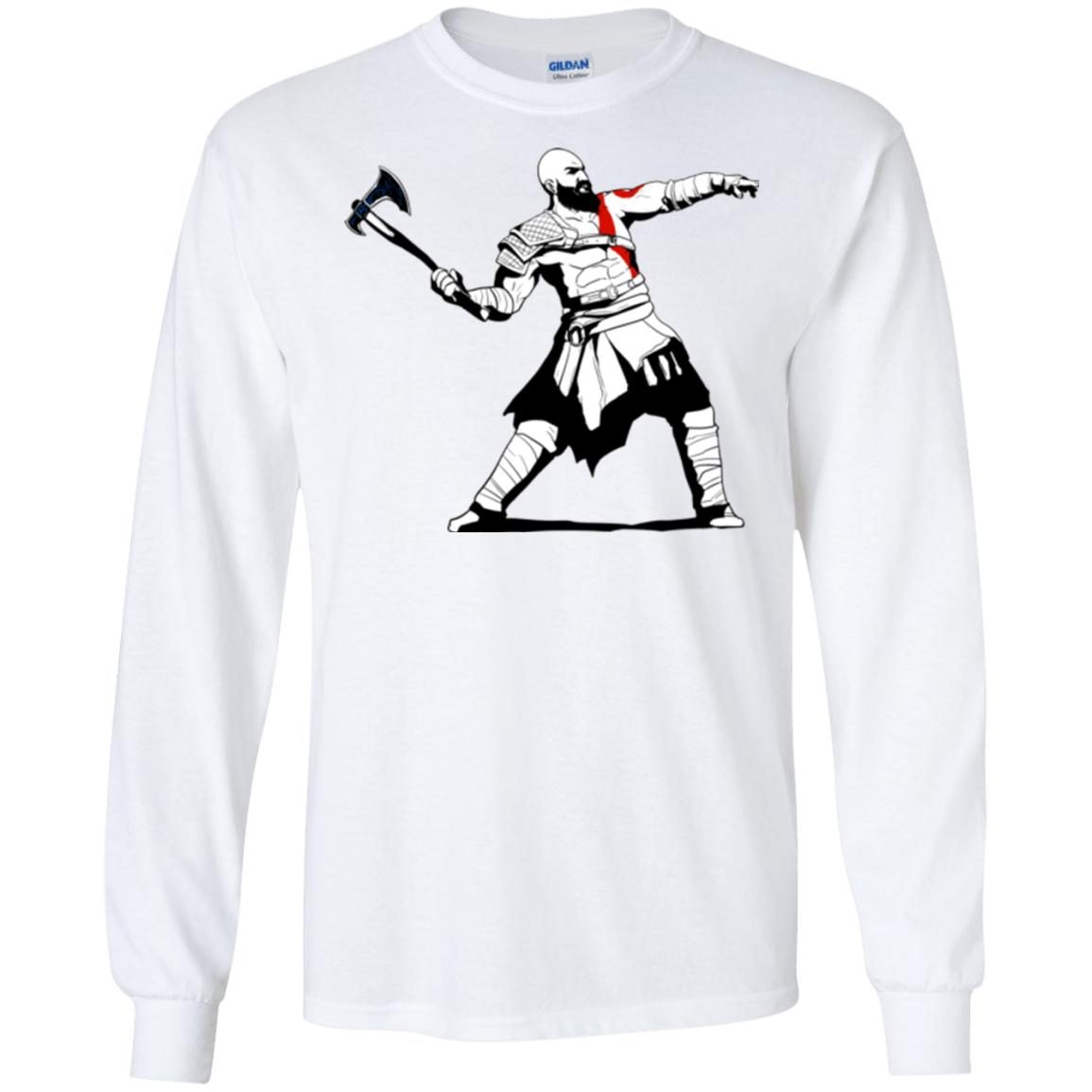 Kratos Banksy Men's Long Sleeve T-Shirt