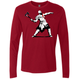 T-Shirts Cardinal / S Kratos Banksy Men's Premium Long Sleeve