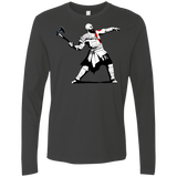 T-Shirts Heavy Metal / S Kratos Banksy Men's Premium Long Sleeve