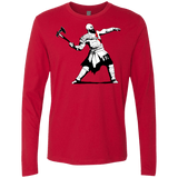 T-Shirts Red / S Kratos Banksy Men's Premium Long Sleeve