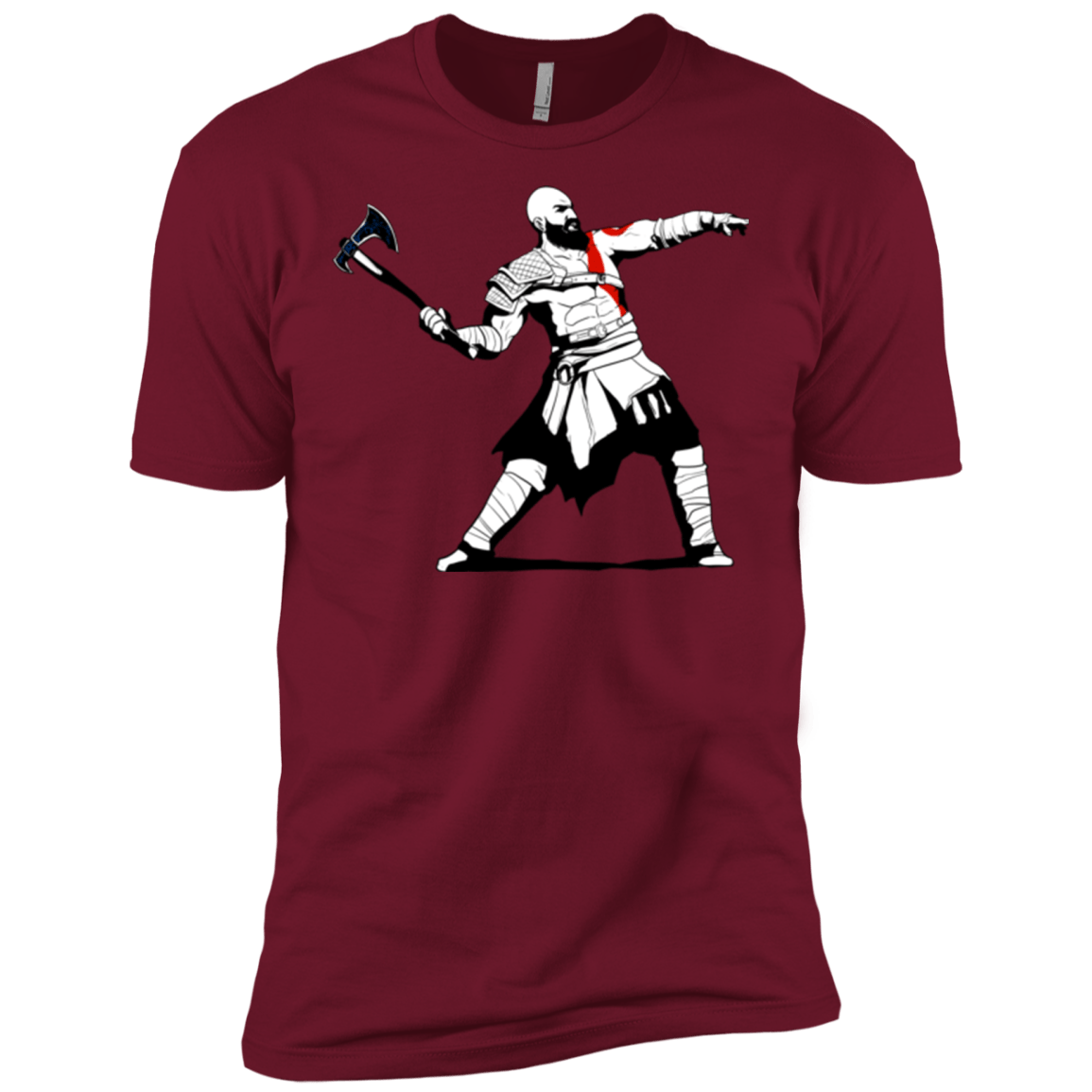 T-Shirts Cardinal / X-Small Kratos Banksy Men's Premium T-Shirt