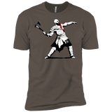 T-Shirts Warm Grey / X-Small Kratos Banksy Men's Premium T-Shirt