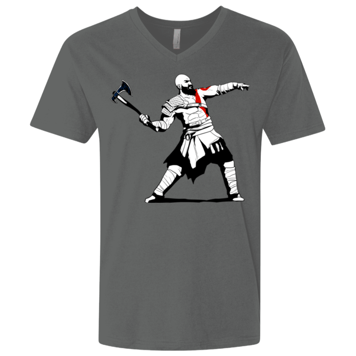 Kratos Banksy Men's Premium V-Neck