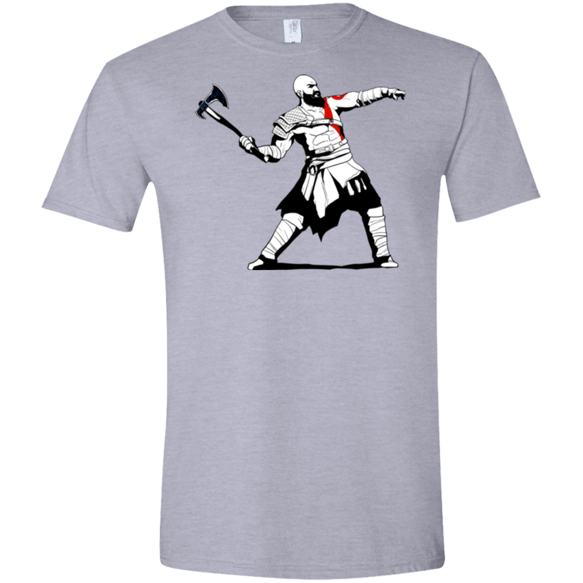T-Shirts Sport Grey / X-Small Kratos Banksy Men's Semi-Fitted Softstyle