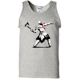 T-Shirts Ash / S Kratos Banksy Men's Tank Top