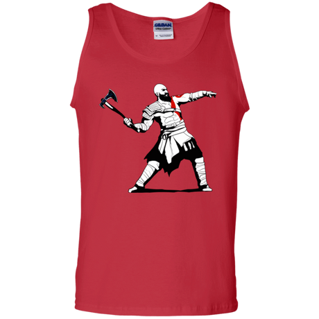 T-Shirts Red / S Kratos Banksy Men's Tank Top