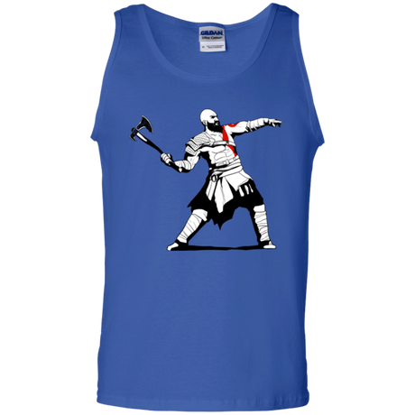 T-Shirts Royal / S Kratos Banksy Men's Tank Top