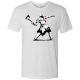 T-Shirts Heather White / S Kratos Banksy Men's Triblend T-Shirt