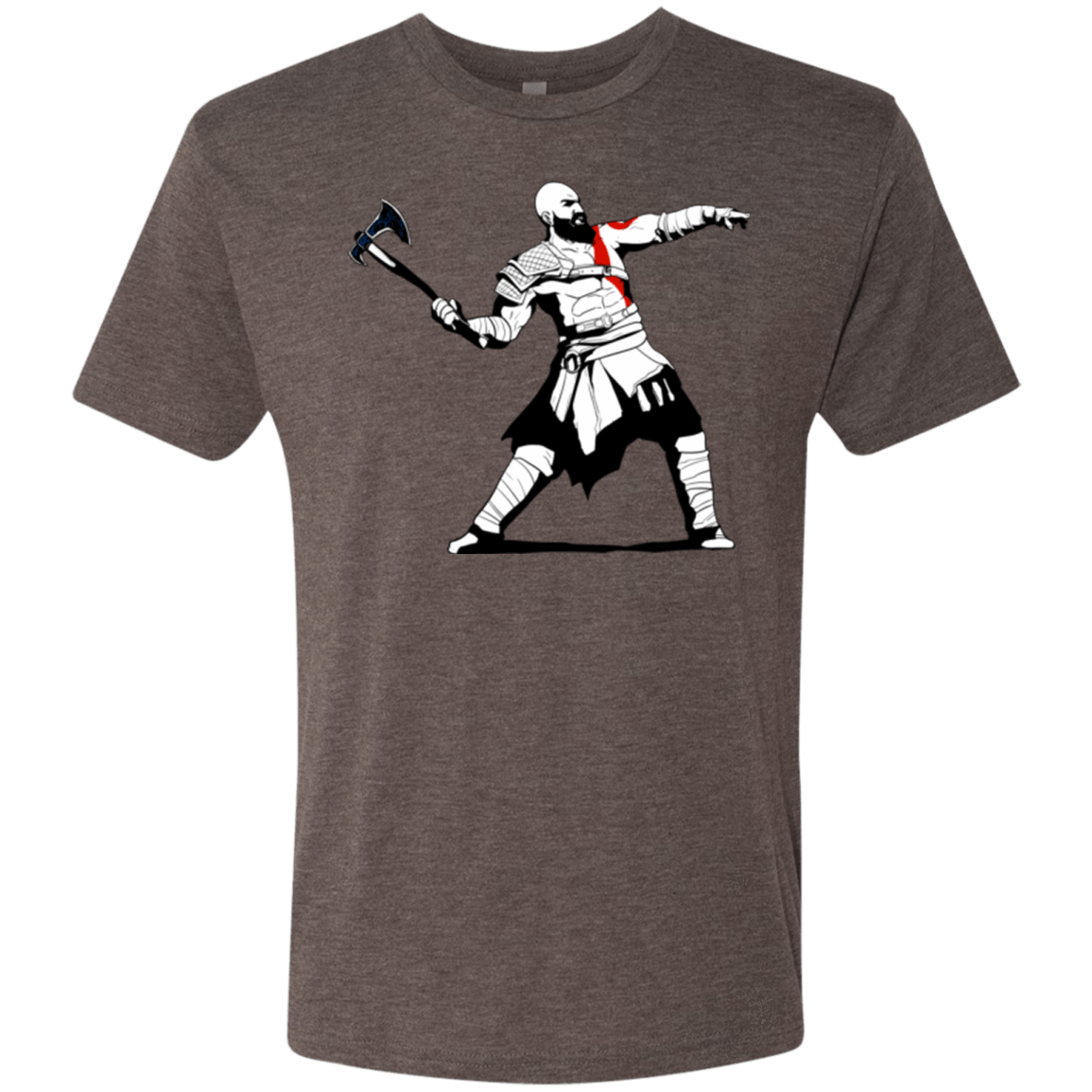 T-Shirts Macchiato / S Kratos Banksy Men's Triblend T-Shirt