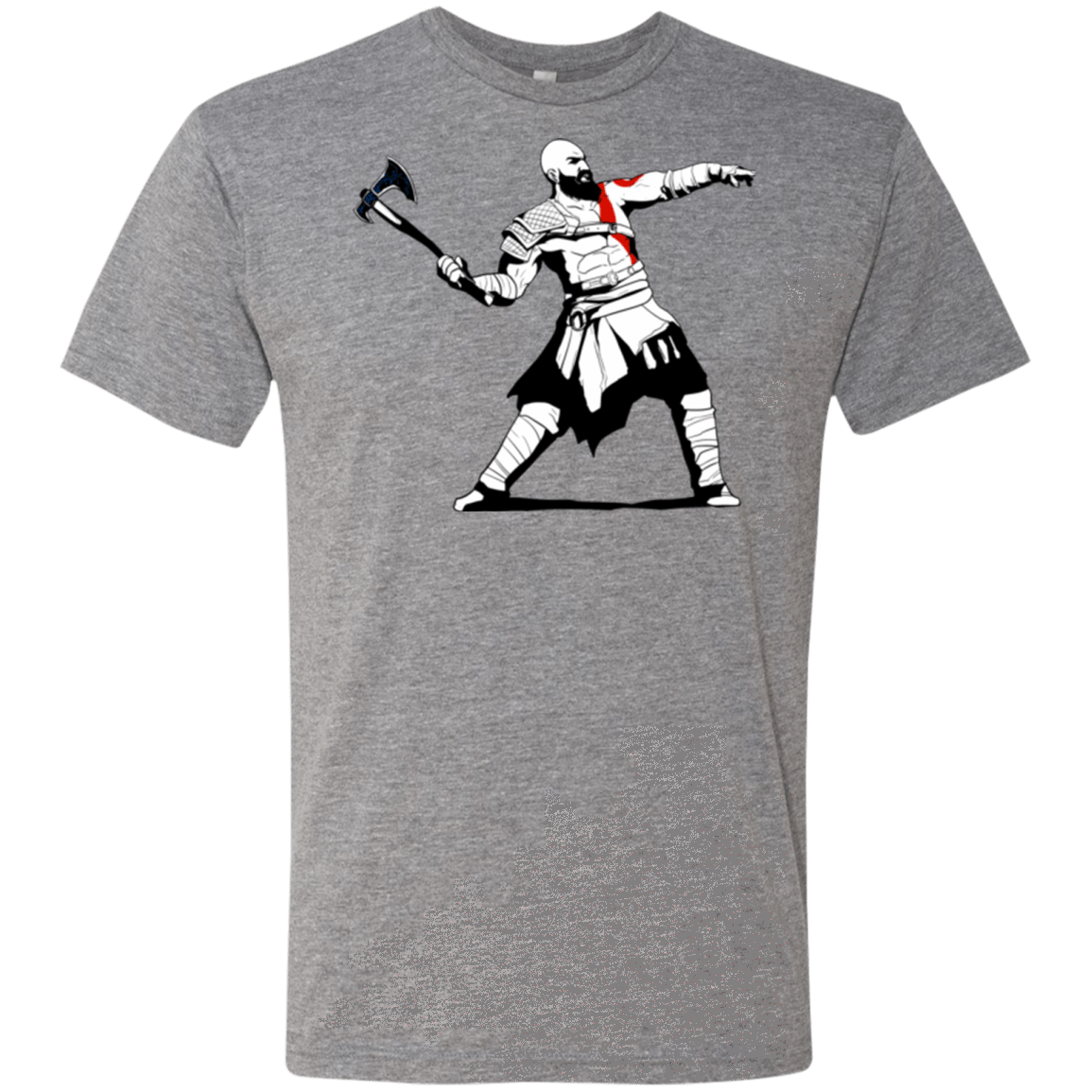 T-Shirts Premium Heather / S Kratos Banksy Men's Triblend T-Shirt