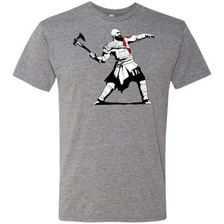 T-Shirts Premium Heather / S Kratos Banksy Men's Triblend T-Shirt